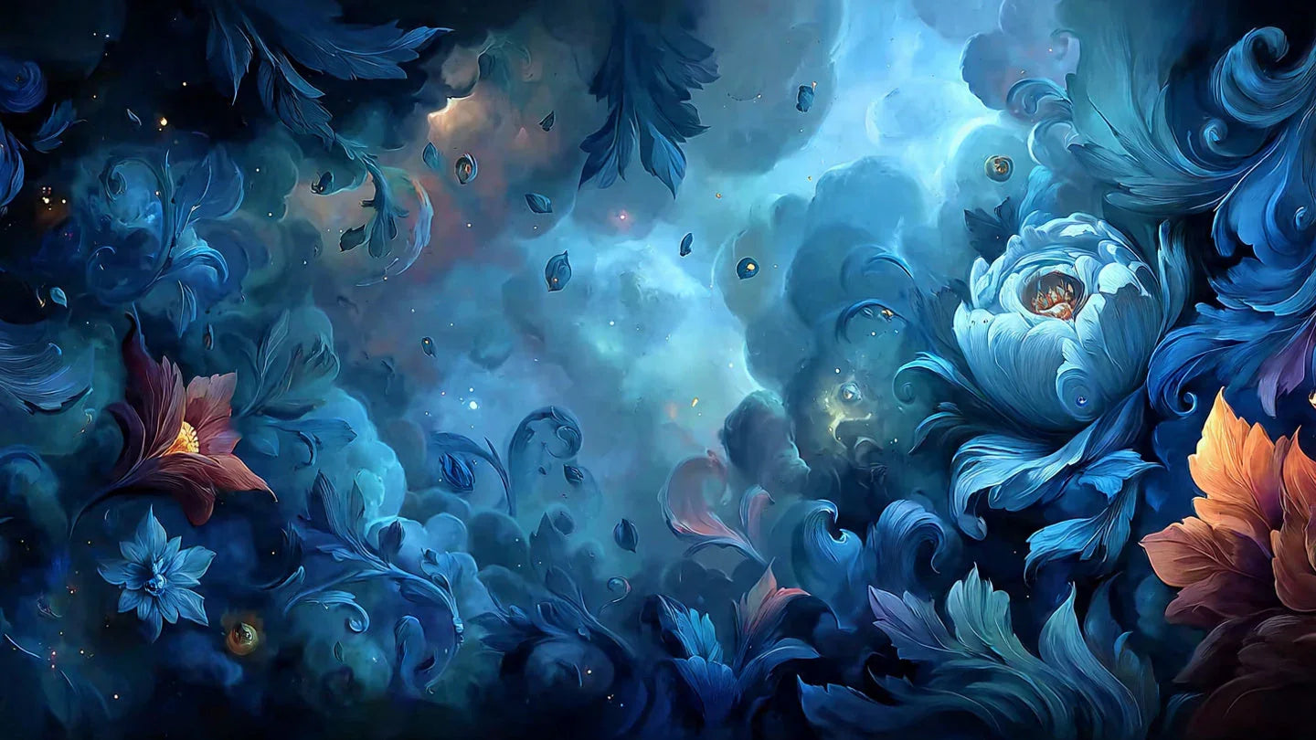 Baroque & Relics Vintage Gold Luxury Press-on Nails Rococo Style VelvetKay