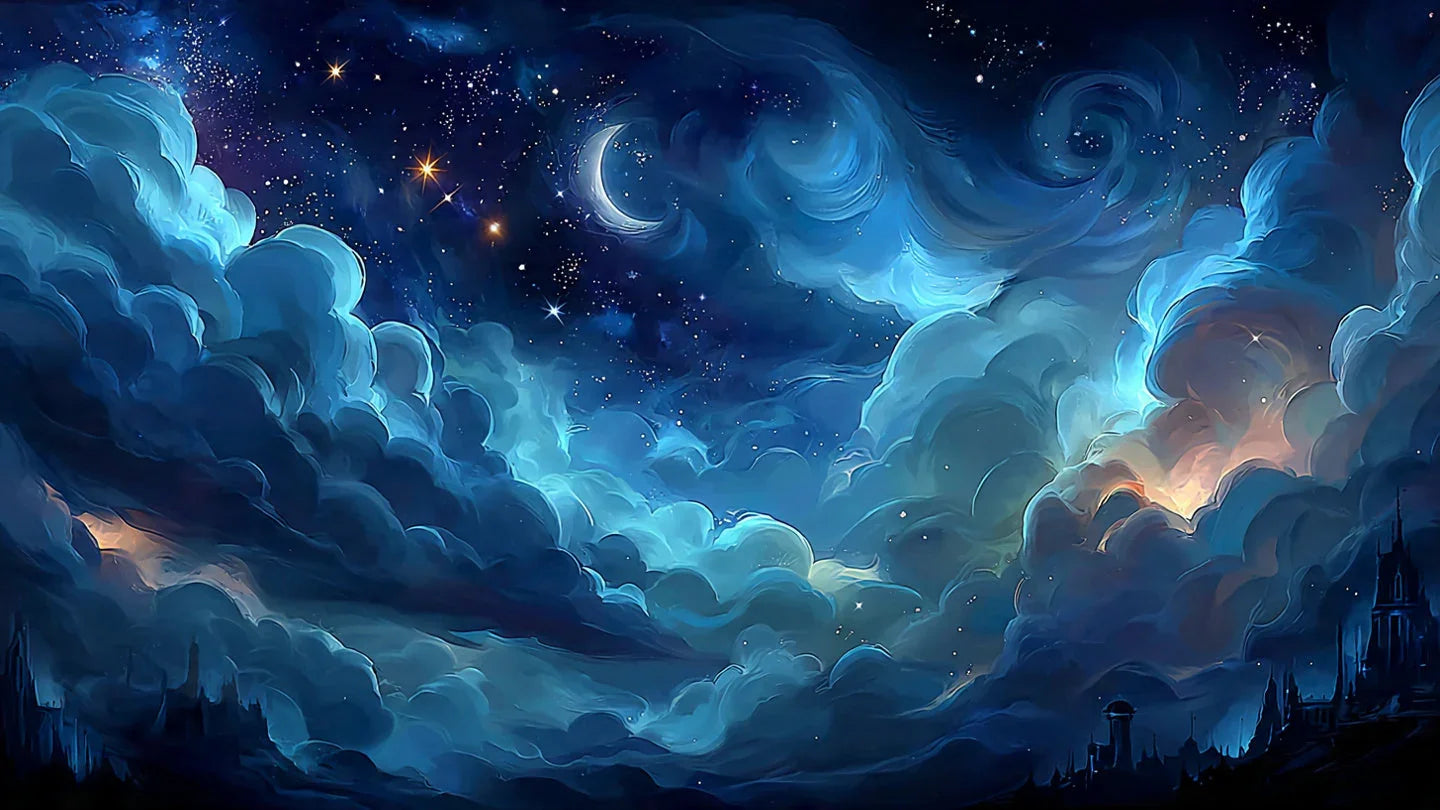 Cosmic Nocturne Galaxy Magnetic Cat Eye Press-on Nails Handmade in Canada VelvetKay