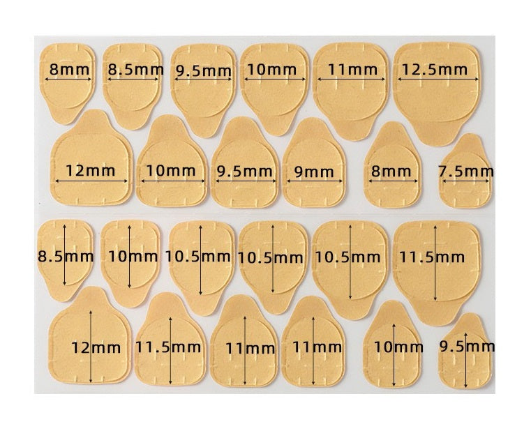 Velvetkay press on nails sticky tabs for XS and S size